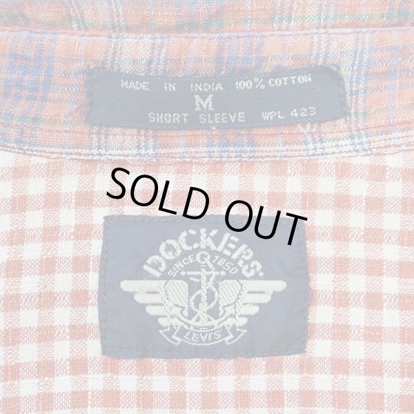 画像2: 90's DOCKERS S/S ボタンダウンシャツ “INDIA COTTON” (2)