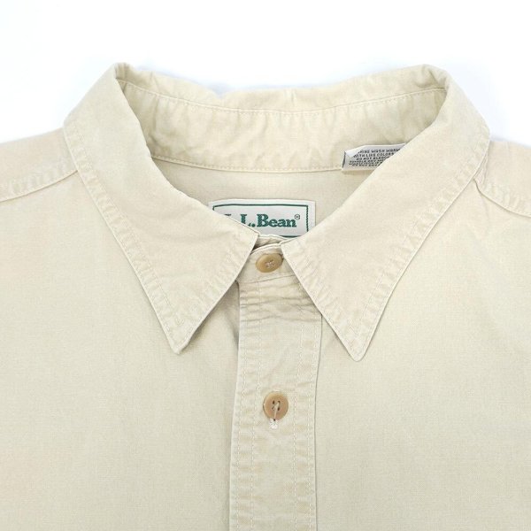 画像3: 90's L.L.Bean キャンバス ワークシャツ "MADE IN CANADA" (3)