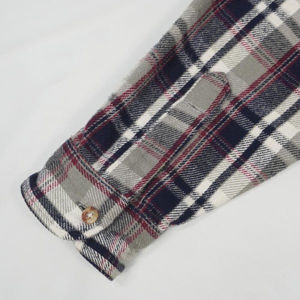 画像4: 90's M.FINE & SONS ヘビーネルシャツ "FIVE BROTHER OEM" (4)