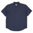 画像1: 00's ORVIS S/S レギュラーカラーシャツ "NAVY" (1)