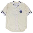 画像1: 80's LOS ANGELES DODGERS コットンベースボールシャツ "Champion Body  / MADE IN USA" (1)