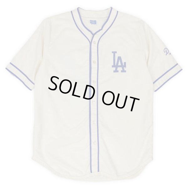 画像1: 80's LOS ANGELES DODGERS コットンベースボールシャツ "Champion Body  / MADE IN USA" (1)