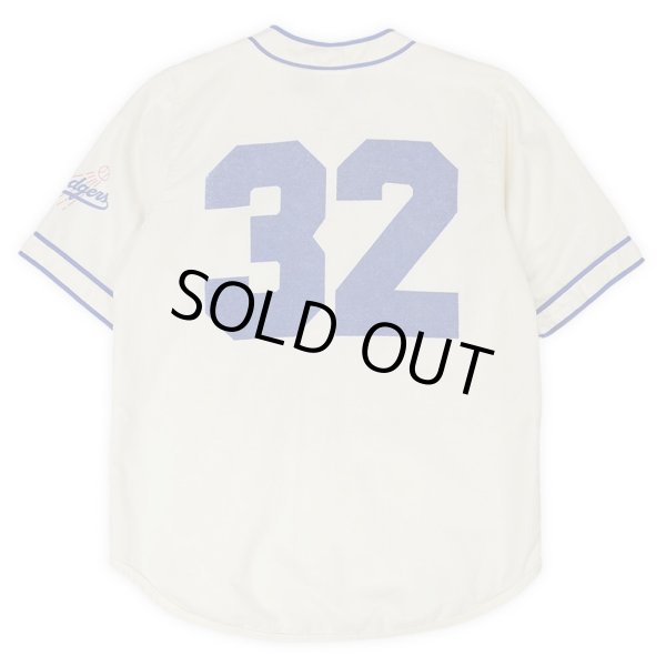 画像2: 80's LOS ANGELES DODGERS コットンベースボールシャツ "Champion Body  / MADE IN USA" (2)
