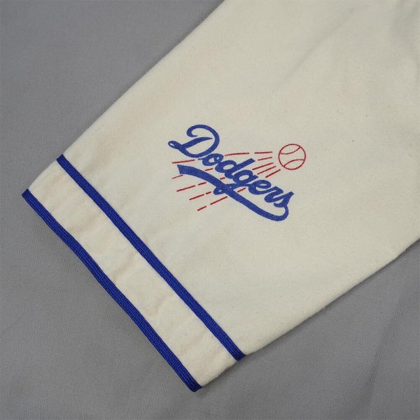 画像4: 80's LOS ANGELES DODGERS コットンベースボールシャツ "Champion Body  / MADE IN USA" (4)