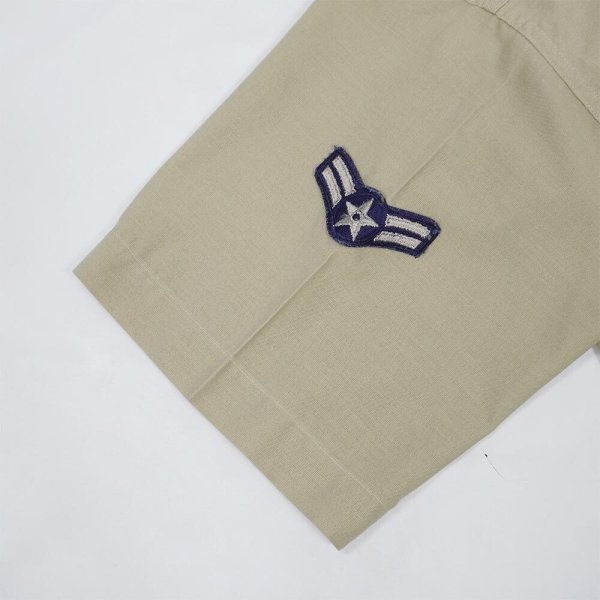 画像4: 60-70's US.AIR FORCE S/S オープンカラーシャツ (4)