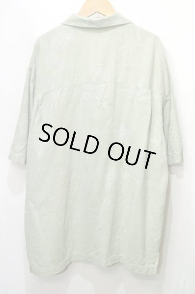 画像2: 90's ST JOHN'S BAY 総柄 S/S オープンカラーシャツ (2)