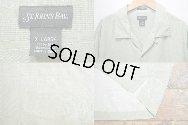 画像3: 90's ST JOHN'S BAY 総柄 S/S オープンカラーシャツ (3)