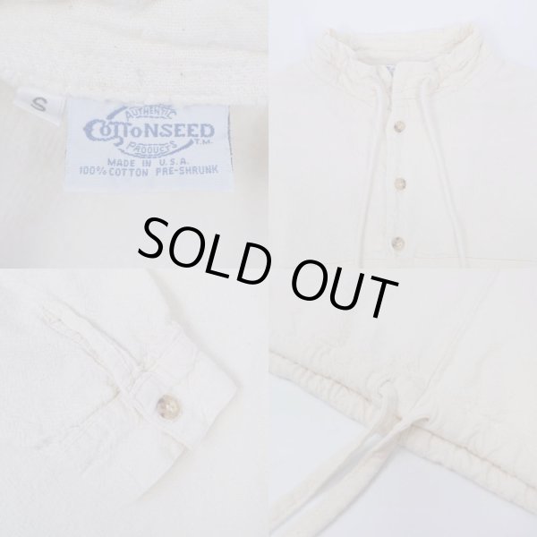 画像3: 90's COTTON SEED スタンドカラー プルオーバーシャツ “MADE IN USA” (3)