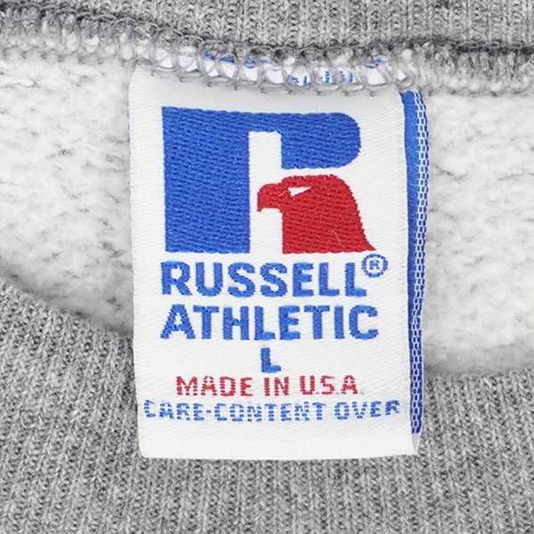 画像3: Early 90's RUSSELL ロゴパッチ スウェット "ΣＸ / MADE IN USA" (3)