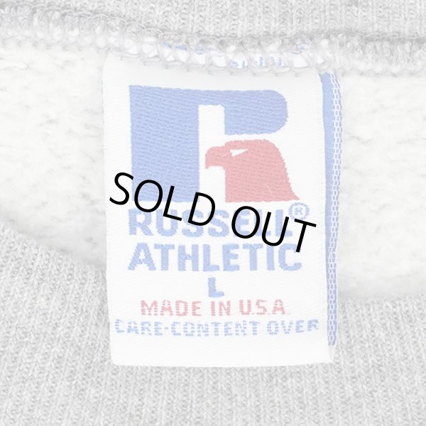 画像3: Early 90's RUSSELL ロゴパッチ スウェット "ΣＸ / MADE IN USA" (3)