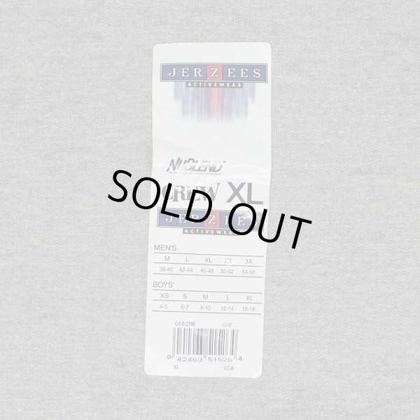画像3: 00's JERZEES ブランクスウェット "Heather Gray / DEADSTOCK" (3)