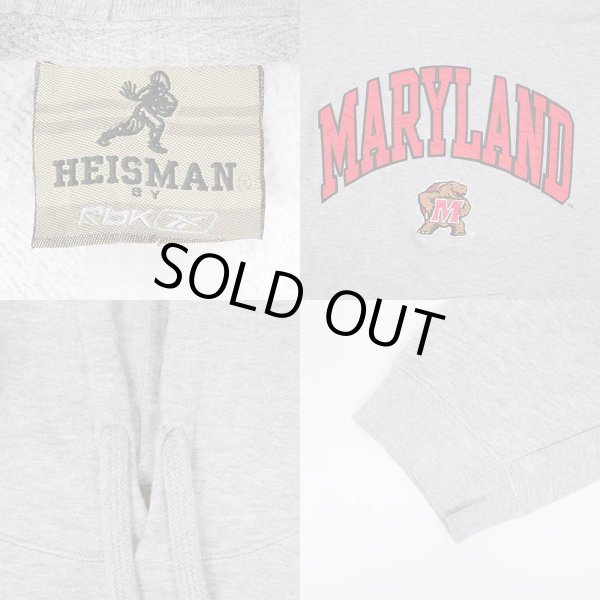 画像3: 00's Reebok カレッジロゴ スウェットパーカー "MARYLAND" (3)