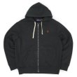画像1: 00's Polo Ralph Lauren フルジップ スウェットパーカー "BLACK" (1)