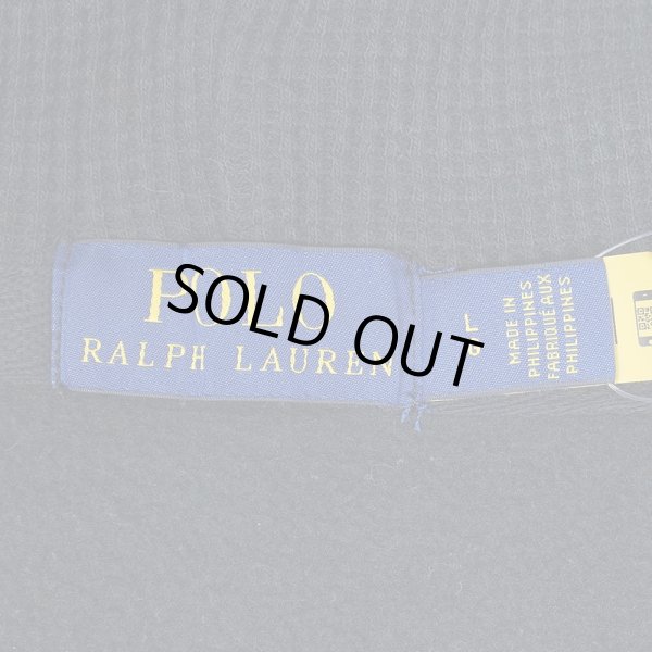 画像2: 00's Polo Ralph Lauren フルジップ スウェットパーカー "BLACK" (2)