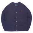 画像1: 00's Polo Ralph Lauren コットンピケ カーディガン (1)