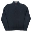 画像1: 90's Polo Ralph Lauren ハーフジップ コットンニット (1)