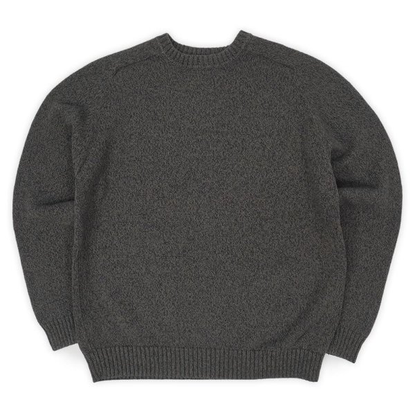 画像1: 00's croft & barrow コットンニット "CHARCOAL MIX" (1)