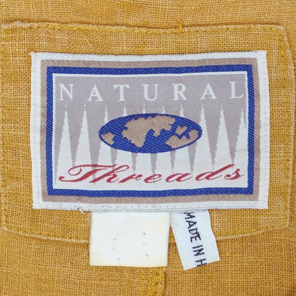 画像3: 90's NATURAL Threads リネンフィールドベスト (3)
