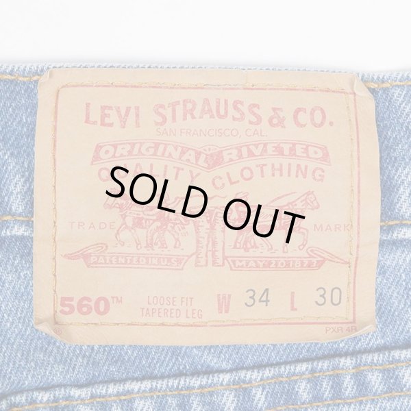 画像3: 90's Levi's 560 デニムパンツ "MADE IN USA / W34 L30” (3)