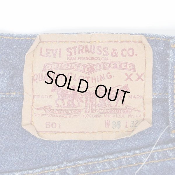 画像3: Early 90's Levi's 501 デニムパンツ "MADE IN USA / 濃紺" (3)