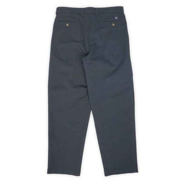 画像2: Late 90's DOCKRERS 2タック チノトラウザー "DARK NAVY / W34 L30" (2)