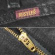 画像4: 00's RUSTLER ブラックデニムパンツ "W36 L29" (4)