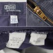 画像4: Early 90's Polo Ralph Lauren 2タック チノトラウザー "初期タグ / FADE NAVY" (4)