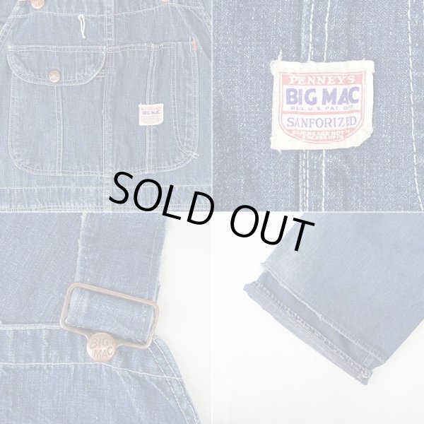 画像4: 50's BIG MAC デニムオーバーオール (4)