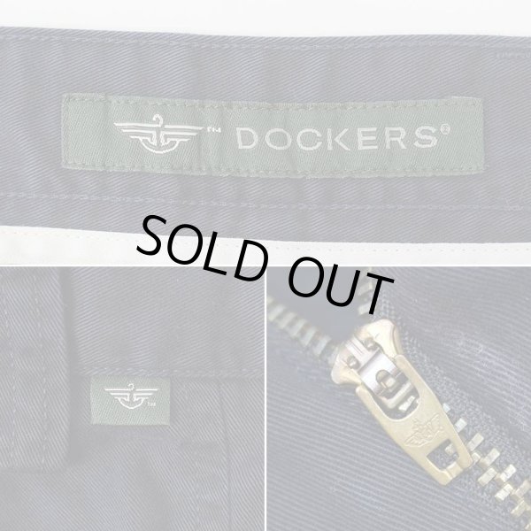 画像3: 00's DOCKERS 2タック チノショーツ "NAVY" (3)