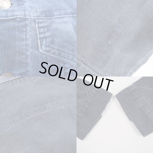 画像4: 70's Levi's 70505-1517 コーデュロイジャケット "MADE IN USA / NAVY" (4)