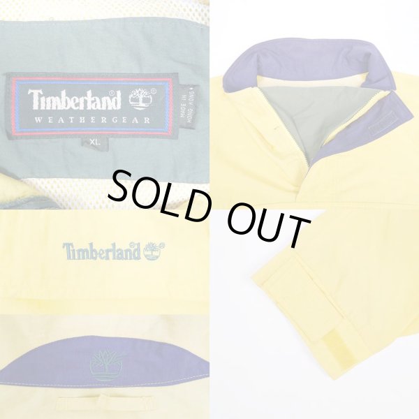 画像3: 90's Timberland プルオーバー ナイロンジャケット (3)