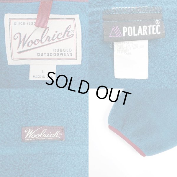 画像3: 90's Woolrich スナップT型 フリースジャケット "MADE IN USA" (3)