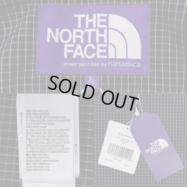 画像4: THE NORTH FACE PURPLE LABELColor Ripstop Mountain Wind Jacket "Black" (4)