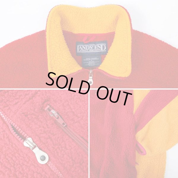 画像4: 90's LANDS' END パイルフリースジャケット “MADE IN USA” (4)