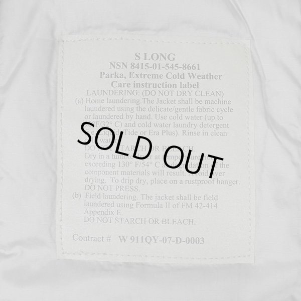 画像6: 【WILDTHINGS / DEADSTOCK / S-LONG】 US. Armed Forces ECWCS LEVEL7 プリマロフトパーカー (6)