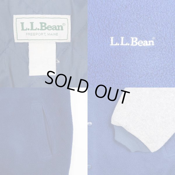画像3: 90's L.L.Bean フリーススタジャン (3)