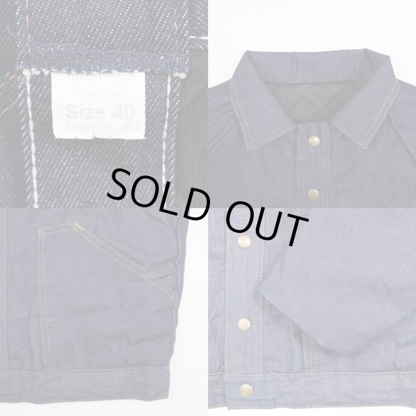 画像3: 70's Iowa Prison Industries デニムワークジャケット "MADE IN USA / DEADSTOCK" (3)