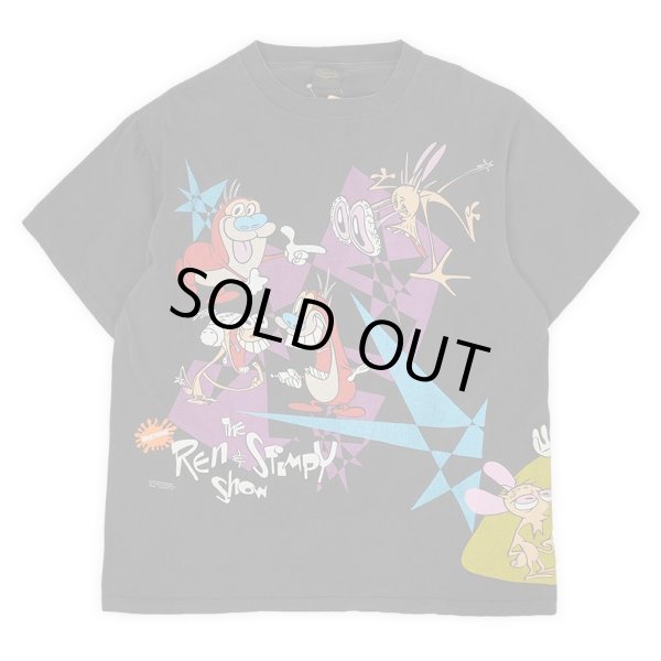 画像2: 90's THE REN & STIMPY オーバープリントTシャツ "MADE IN USA" (2)