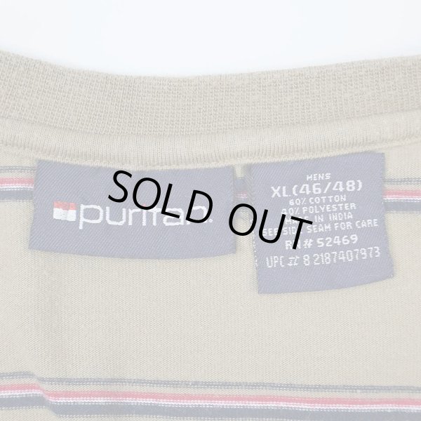 画像2: 90's PURITAN マルチボーダー ポケットTシャツ (2)