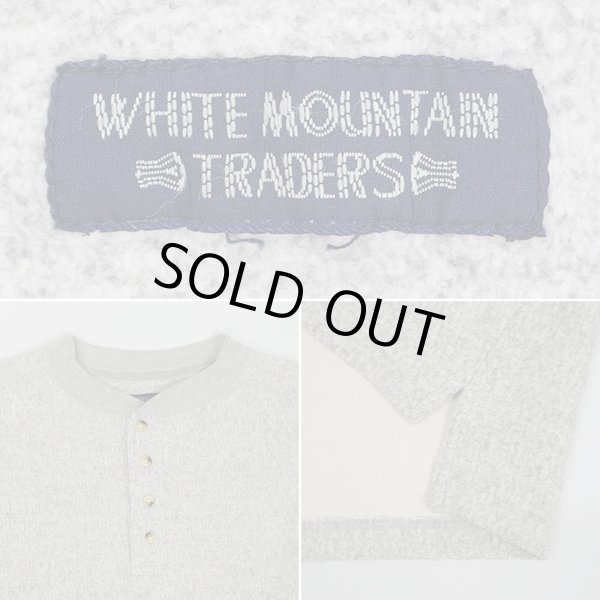 画像2: 90-00's WHITE MOUNTAIN TRADERS インサイドアウト ヘンリーネックカットソー (2)