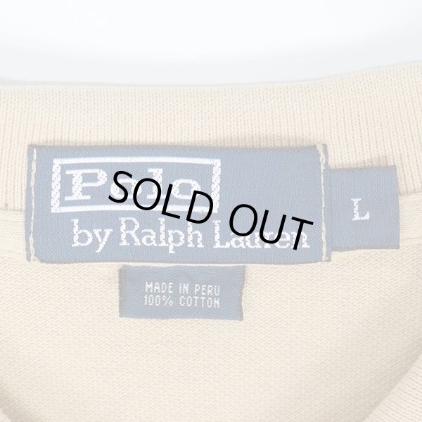 画像2: 90's Polo Ralph Lauren ポロシャツ "BEIGH" (2)