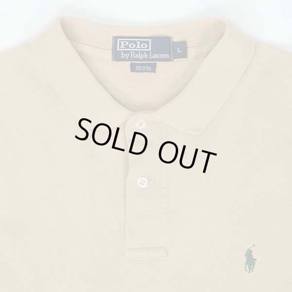 画像3: 90's Polo Ralph Lauren ポロシャツ "BEIGH" (3)