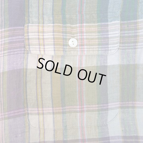 画像3: 00's Polo Ralph Lauren リネン ワークシャツ (3)