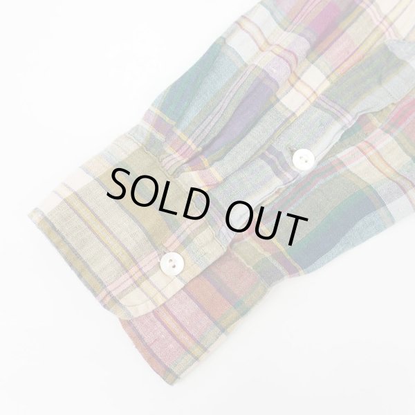 画像4: 00's Polo Ralph Lauren リネン ワークシャツ (4)