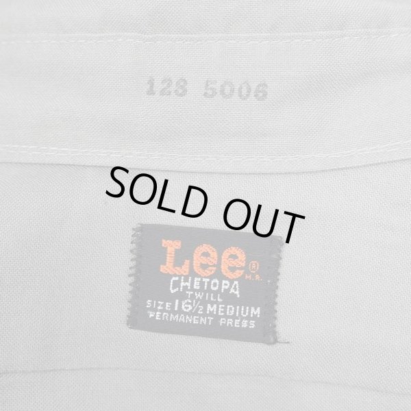 画像2: 70s Lee CHETOPA TWILL ワークシャツ "DEADSTOCK" (2)