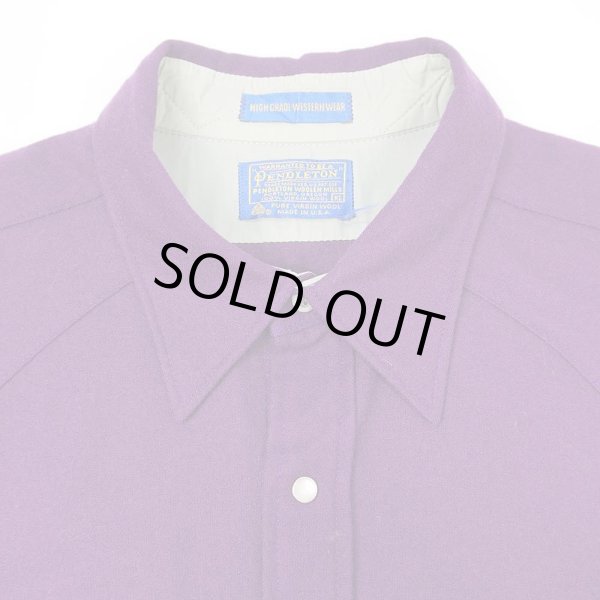 画像3: 70's Pendleton ウール ウエスタンシャツ “MADE IN USA” (3)