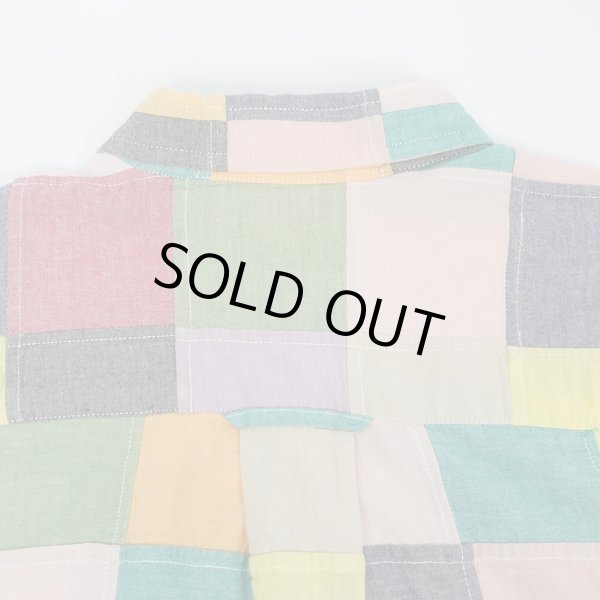 画像4: Late 90's ORVIS パッチワーク ボタンダウンシャツ (4)