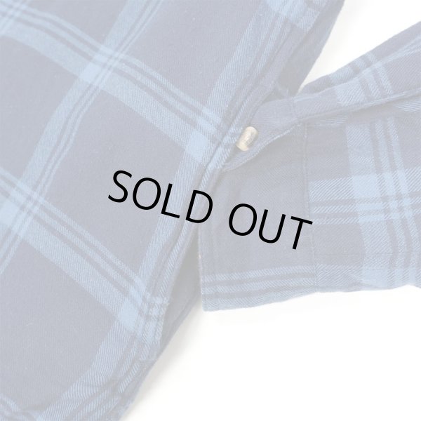 画像4: 00's Wrangler キルトライナー フーディーネルシャツ (4)