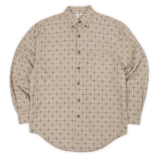 90's THE TERRITORY AHEAD 総柄 レギュラーカラーシャツ