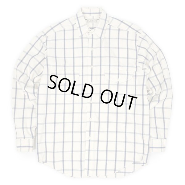 画像1: Late 90's L.L.Bean コットンワークシャツ (1)